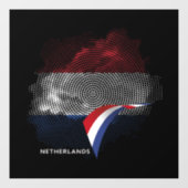 Nederlandse vlag raamsticker (Vel)