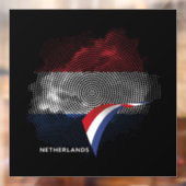 Nederlandse vlag raamsticker (Vel 2)