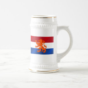 Nederlandse vlag Rampant lion Nederland Bierpul