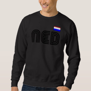 Nederlandse vlag Retro International Country Neder Trui
