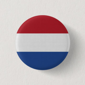 Nederlandse vlag ronde button 3,2 cm