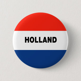 Nederlandse vlag ronde button 5,7 cm