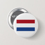 Nederlandse vlag ronde button 5,7 cm (Voorkant /achterkant)