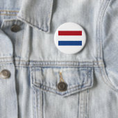 Nederlandse vlag ronde button 5,7 cm (In situ)