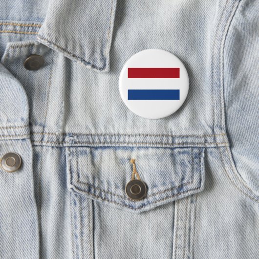 Nederlandse vlag ronde button 5,7 cm (In situ)