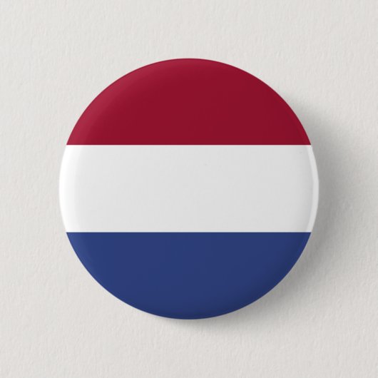 Nederlandse vlag ronde button 5,7 cm (Voorkant)