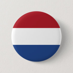 Nederlandse Vlag Ronde Button 5,7 Cm