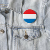 Nederlandse vlag ronde button 5,7 cm (In situ)