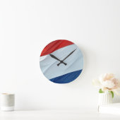 Nederlandse vlag ronde klok (Huis)