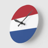 Nederlandse vlag ronde klok (Hoek)