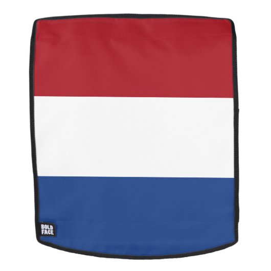Nederlandse Vlag Rugtassen (Verwijderbaar gezicht)