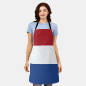 Nederlandse vlag schort (Gedragen)