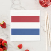 Nederlandse vlag servet (Insitu)