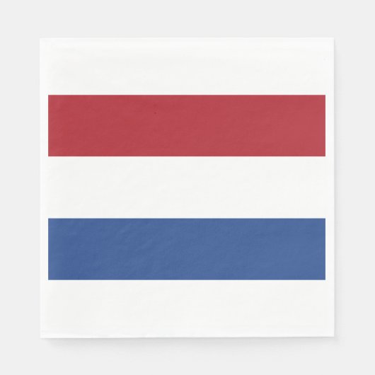 Nederlandse vlag servet (Voorkant)