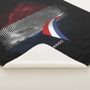 Nederlandse vlag sherpa deken