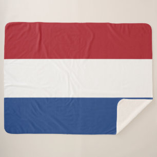 Nederlandse vlag sherpa deken