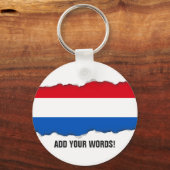 Nederlandse vlag sleutelhanger (Voorkant)