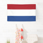 Nederlandse vlag spandoek (Insitu)