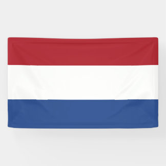Nederlandse vlag spandoek