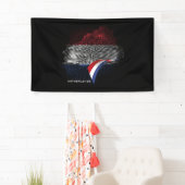 Nederlandse vlag spandoek (Insitu)