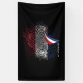 Nederlandse vlag spandoek (Verticaal)