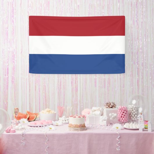 Nederlandse vlag spandoek (Feest)