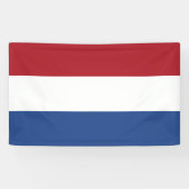 Nederlandse vlag spandoek (Horizontaal)