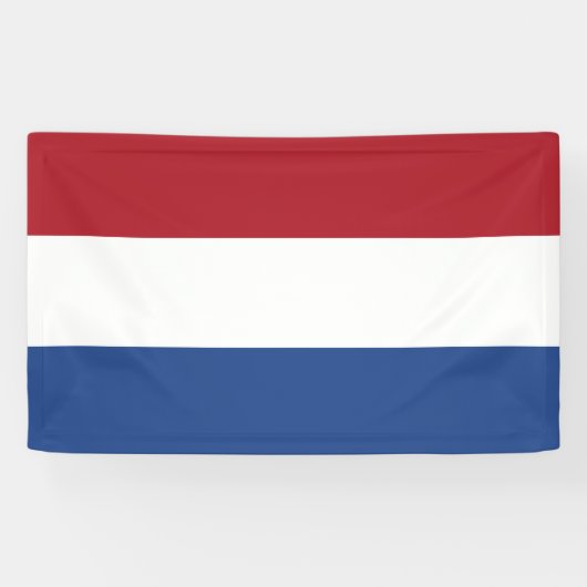 Nederlandse vlag spandoek (Horizontaal)