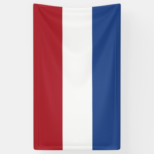 Nederlandse vlag spandoek (Verticaal)