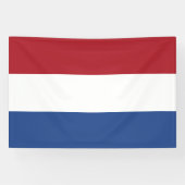 Nederlandse vlag spandoek (Horizontaal)