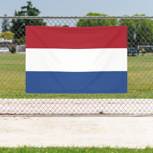 Nederlandse vlag spandoek (Insitu)