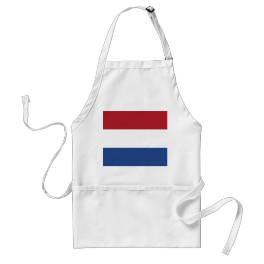 Nederlandse vlag standaard schort (Voorkant)