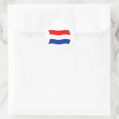 Nederlandse Vlag Sticker (Tas)