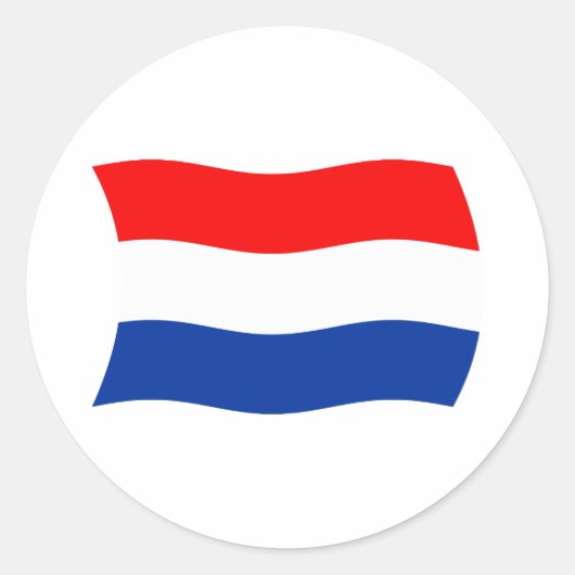 Nederlandse Vlag Sticker (Voorkant)