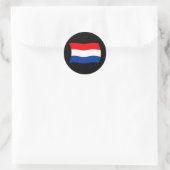Nederlandse Vlag Sticker (Tas)