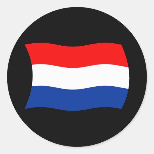 Nederlandse Vlag Sticker (Voorkant)
