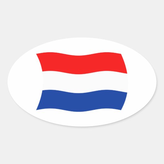 Nederlandse Vlag Sticker (Voorkant)