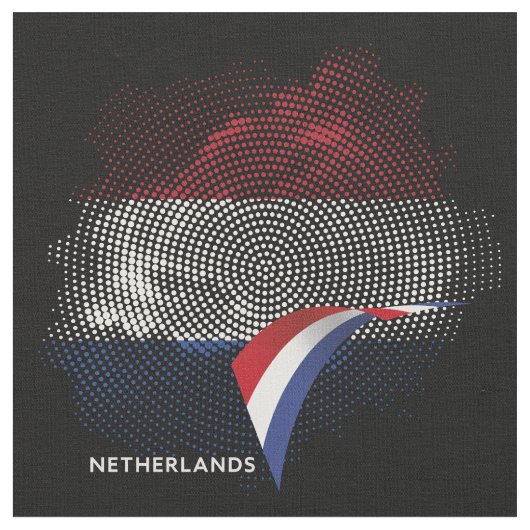 Nederlandse vlag stof (Close Up)