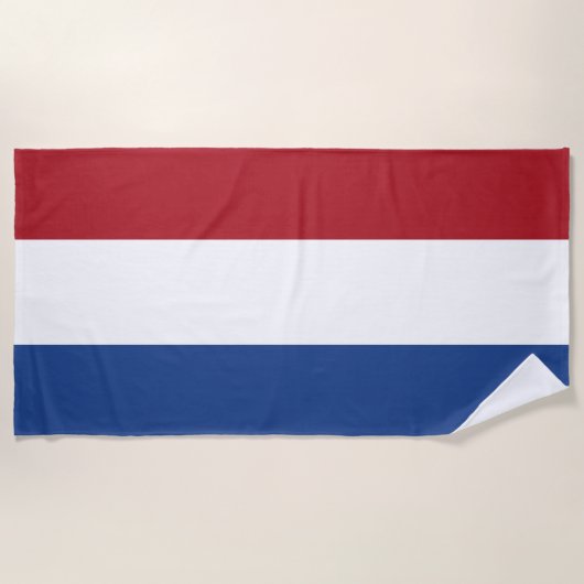 Nederlandse vlag strandlaken (Voorkant)
