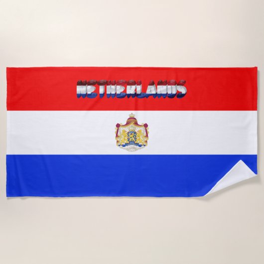Nederlandse vlag strandlaken (Voorkant)
