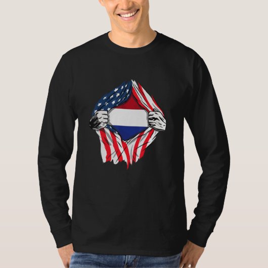 Nederlandse vlag t-shirt (Voorkant)