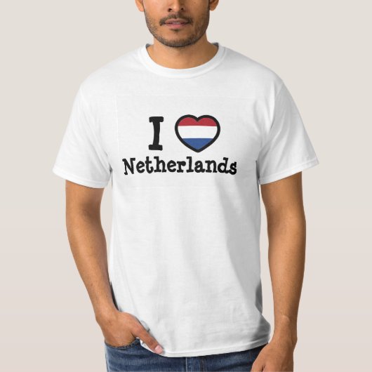 Nederlandse vlag t-shirt (Voorkant)