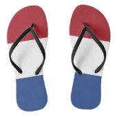Nederlandse vlag teenslippers (Voetbed)