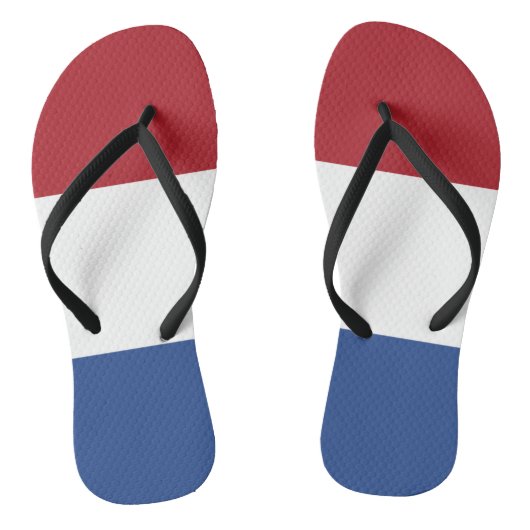Nederlandse vlag teenslippers (Voetbed)