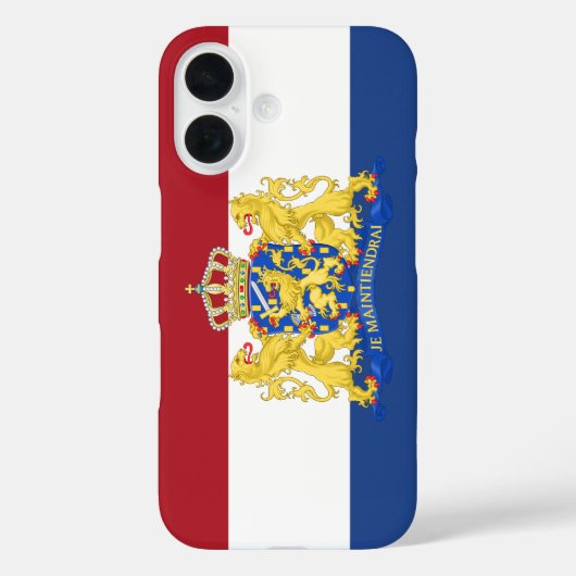 Nederlandse vlag telefoonhoes Case-Mate iPhone case (Achterkant)