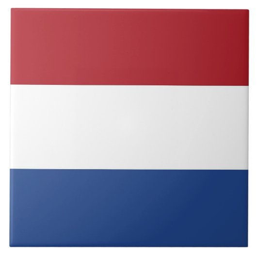 Nederlandse vlag Tile Tegeltje (Voorkant)