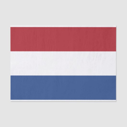 Nederlandse vlag tissuepapier (Voorkant)