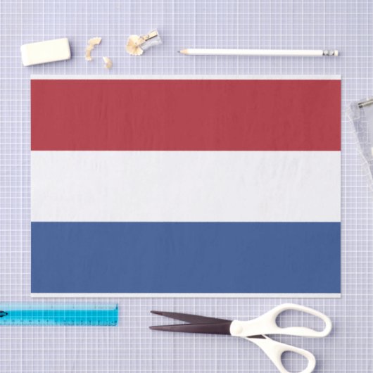 Nederlandse vlag tissuepapier (Craft)