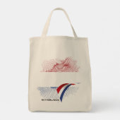 Nederlandse vlag tote bag (Achterkant)