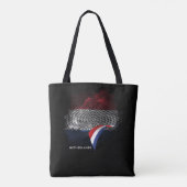 Nederlandse vlag tote bag (Achterkant)